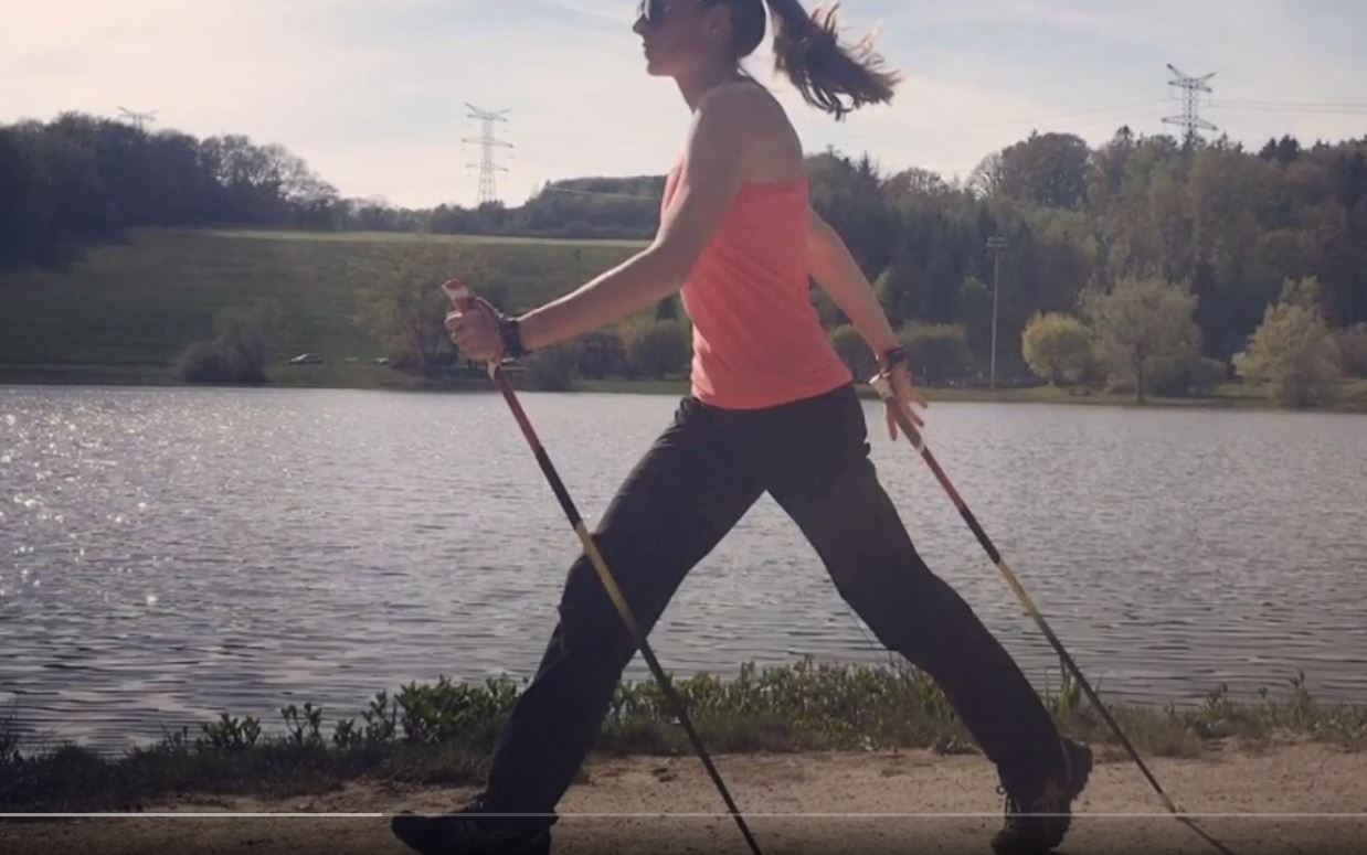 Marche nordique, exercices techniques, gestuelle et renforcement